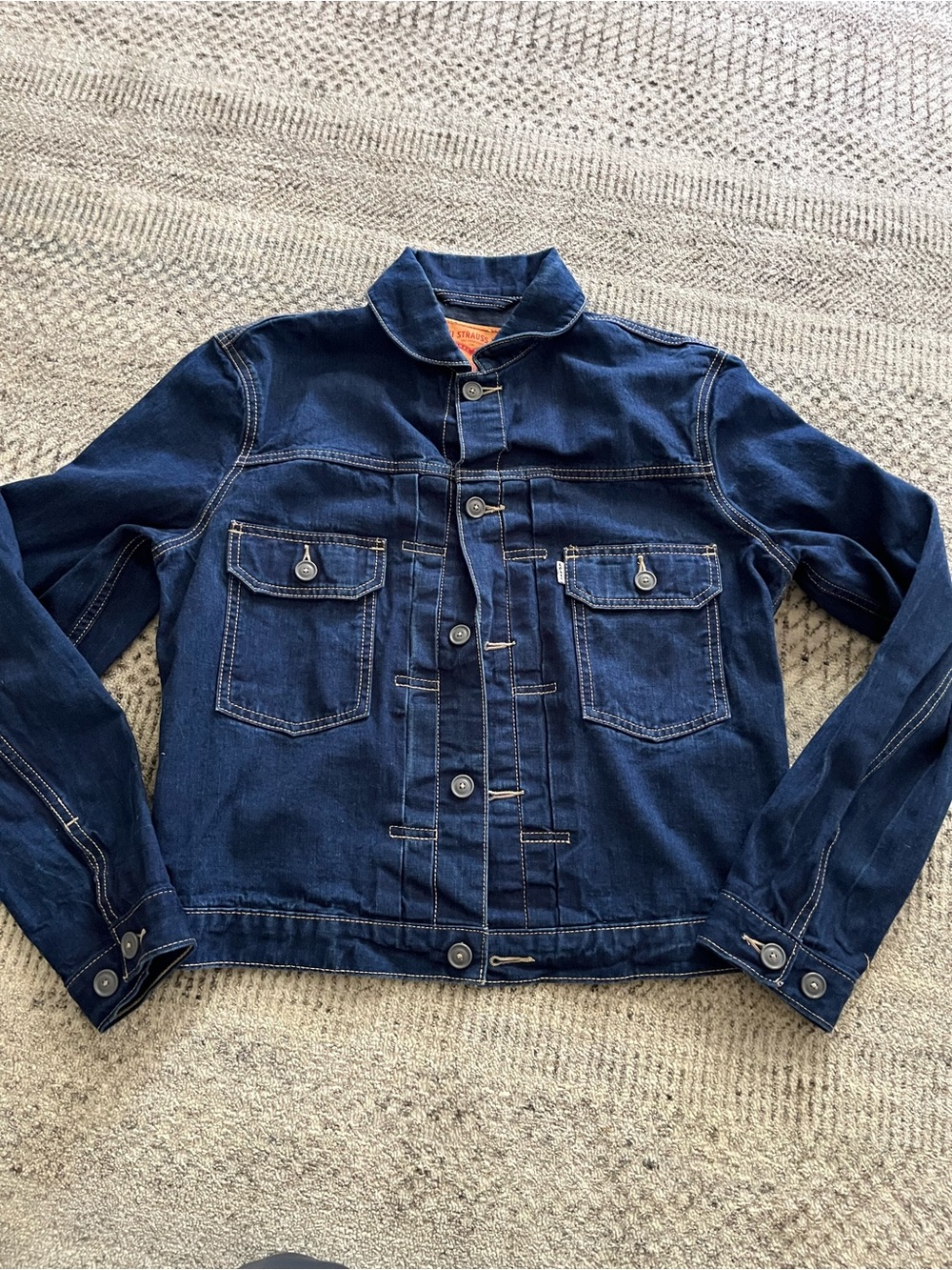 Levi's Dark Indigo truckers Work Jacket